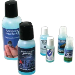 Iceland - Standard - Anti Bacterial Hand Gel In Clear Bottle With Black Top, 1 Ounce