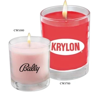 Meditation - 5-15 Working Days; Standard - 3 Oz. Aromatherapy Wax Candle In Frosted Glass Votive
