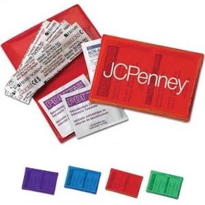 Dartmouth - Standard - Translucent Vinyl First Aid Kit Include Bandages, Antiseptic Wipes And Tablet