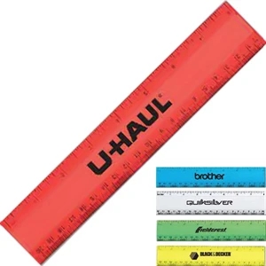 Finity - 2 Hours - Translucent 8" Rulers With Metric Scale On Reverse Side