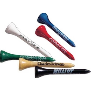 Tiger - 5-15 Working Days; Standard - Custom 2 1/8" Long Biodegradable Wood Golf Tees