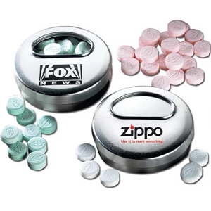 Twister - 3 Day Rush Service - Silver Twisting Tin Filled With Kosher Mints