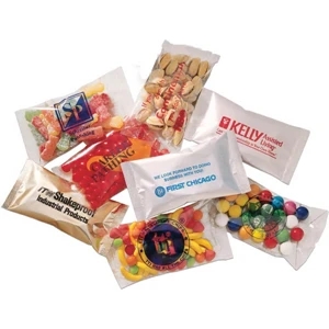 Profit - 3 Day Rush Service - Your Name Or Logo On This 1 Oz. Bag Filled With Kosher Gourmet Candies