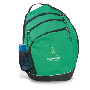 Kelly Green - Polyester Monopack With Padded, Adjustable Crossbody Strap