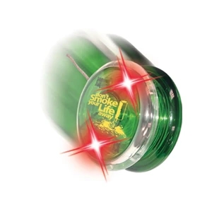 Twirlglo Yo-yoz (tm) - Green/red Leds - Light Up Yo-yo With One Colored Side And One Clear Side