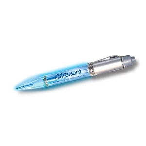 Buzpen (tm) - Blue Led - Twist Pen With Ultra Bright Light Led Glow Barrel