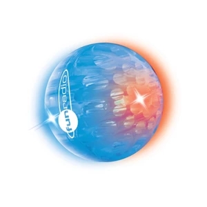 Buzball (tm) - Without Sound - Blue - Air Glow Ball With Ultra Bright Red And Blue Led's