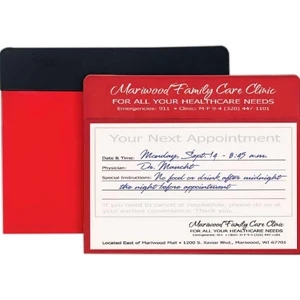 Clear View Pocket With Full Length Magnet On Back Sticks Easily To Metal Surfaces