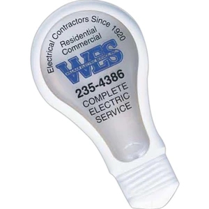 Thin-light - Light Bulb Shaped Thin Night Light With Pearlescent Lens, Glows Orange