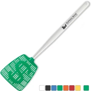Dollar Sign Design - Fly Swatter With Rigid Handle And Custom Graphics Within Net