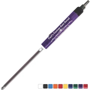 Reversible #3-4 Standard Pocket Screwdriver With #0 Phillips And Hex-bit Top