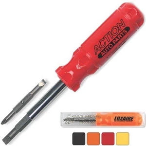 Big-al (tm) - Six In One Pocket Tool With Screwdriver And Hex Driver Bits