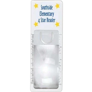 Bookmark Features A 3 X Magnifier Fresnel Lens With English And Metric Scales