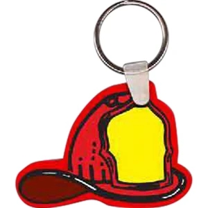 Fire Helmet Key Tag