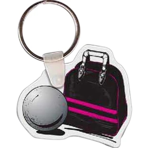 Bowling Ball & Bag Key Tag