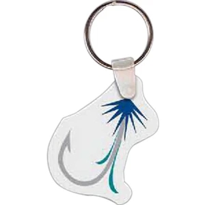 Fish Hook Key Tag