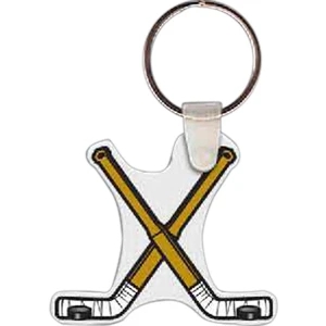 Hockey Stick Key Tag