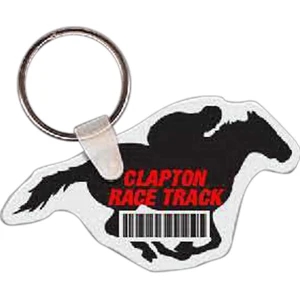 Horse with Rider Key Tag