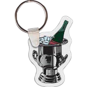 Champagne on Ice Key Tag