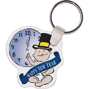 New Year's Baby Key tag