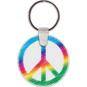 Peace Sign Key tag