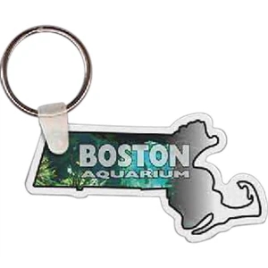 Massachusetts Key tag - Full Color