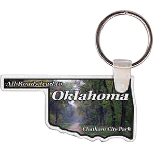 Oklahoma Key tag - Full Color