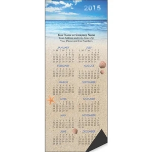 Economy Collection Beach - Magnetic Calendar With Full 12 Month Calendar View