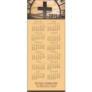 Economy Collection Christian - Magnetic Calendar With Full 12 Month Calendar View