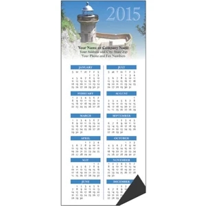 Economy Collection Lighthouse - Magnetic Calendar With Full Magnetic Backing