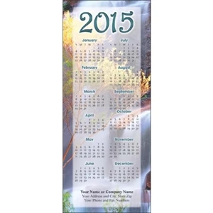 Economy Collection Waterfall - Calendar With Full Magnetic Backing, 12 Month View