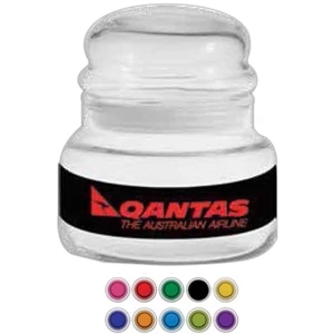 2 Day Fast Glass Service - Small Glass 8 Oz Apothecary Jar With Dome Lid