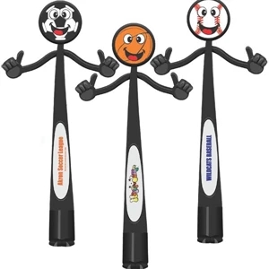 Zing Bend-a-pen - Sporty Bend-a-pen - Bend-a-pen, Feet Act As Both A Stand And Cap