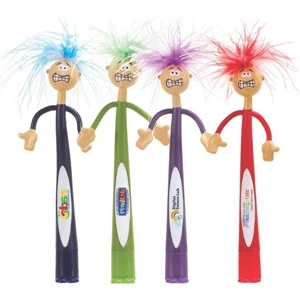 Zing Bend-a-pen - Stressed Out Bend-a-pen - Bend-a-pen, Feet Act As Both A Stand And Cap