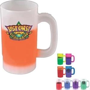Mood - One Side Imprint - 14 Oz. Color Changing Beer Stein With Thumb Grip Handle, Full Color Digital