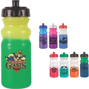 Mood - 20 Oz. Cycle Bottle With Push 'n Pull Cap, Wide Mouth Opening, Full Color Digital