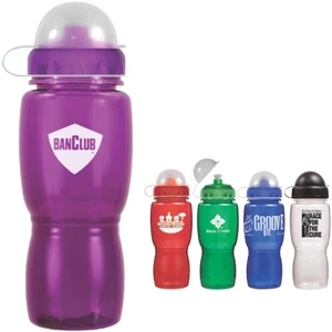 Poly-saver(tm) - 18 Oz. Plastic Mate Sport Bottle With Push 'n Pull Cap