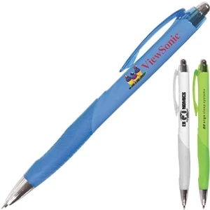 Ergo - Matching Rubber Grip Pen With Ergonomic Design, Full Color Digital