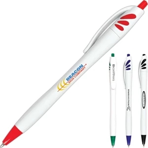 Spirit - Pen With Teardrop Design And Matching Trim Color. Full Color Digital