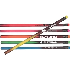Mood - Wood Pencil That Changes Color With Black Ferrule With Matching Eraser