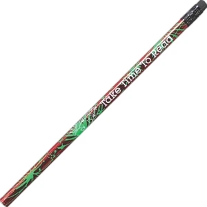 Red Foil - Sparkler Pencil With "fireworks" Pattern In Four Foil Colors