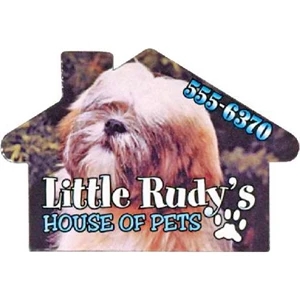 House - Stock Shape Magnet, Approximately .025 Thick, Full Color Digital