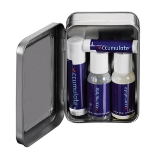 Z Collection (r) - Business Gift Set In Metal Window Tin With Hinged Lid