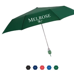 Thunder Folding Automatic Open And Close Umbrella With Squishi Handle; 43" Arc