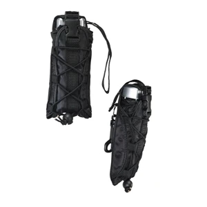 Black - Backpack Umbrella With Clip Located On Back Of Sleeve; 6.25" Length