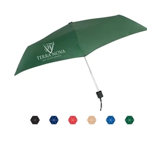 Nova Manual Open & Close Umbrella With A Lightweight Frame And Steel Shaft; 42" Arc