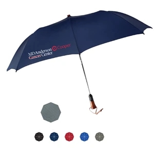 Magnum Fashion Automatic Open And Close Umbrella; Polyester Fabric; 56" Arc