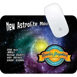 Astrolite - Foldable Mousepad With An Extra Light! 7" X 9 3/8" W X 4 Mm