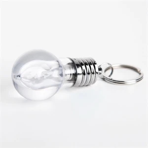 Light Bulb With Keychain, Lights Up In 7 Different Colors, Gradually Change & Blink