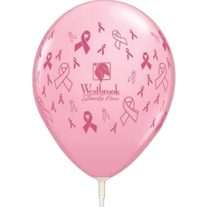 Adwrap (r) - Latex Jewel/fashion Colors Balloon With Choice Of Stock Designs, 11"